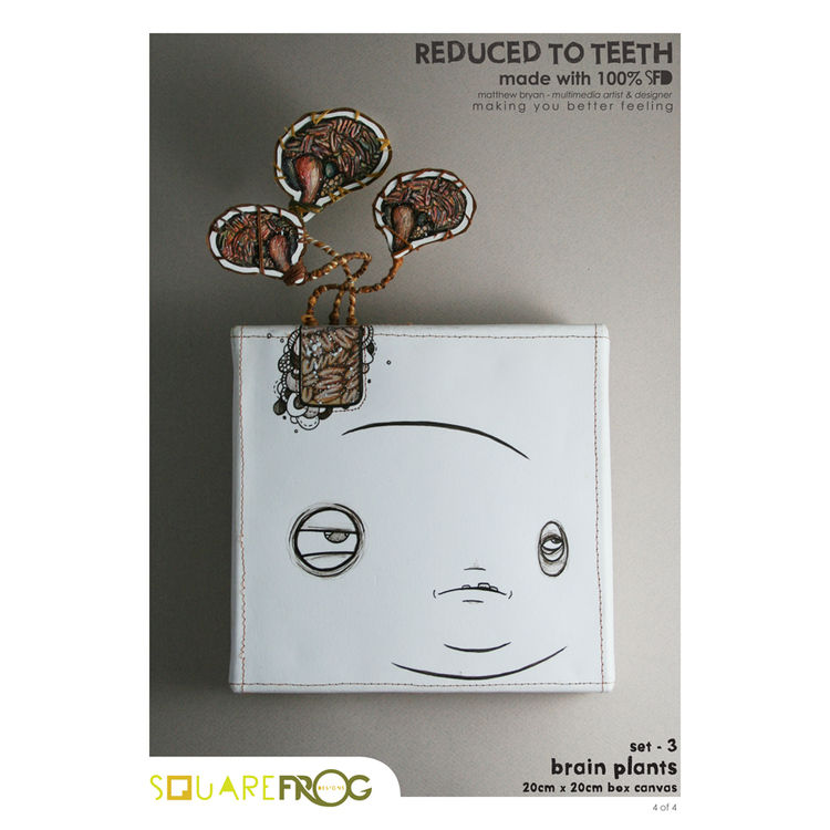 Reduced to teeth - Brain Puffs #4 by Matthew "SquareFrog Designs" Bryan