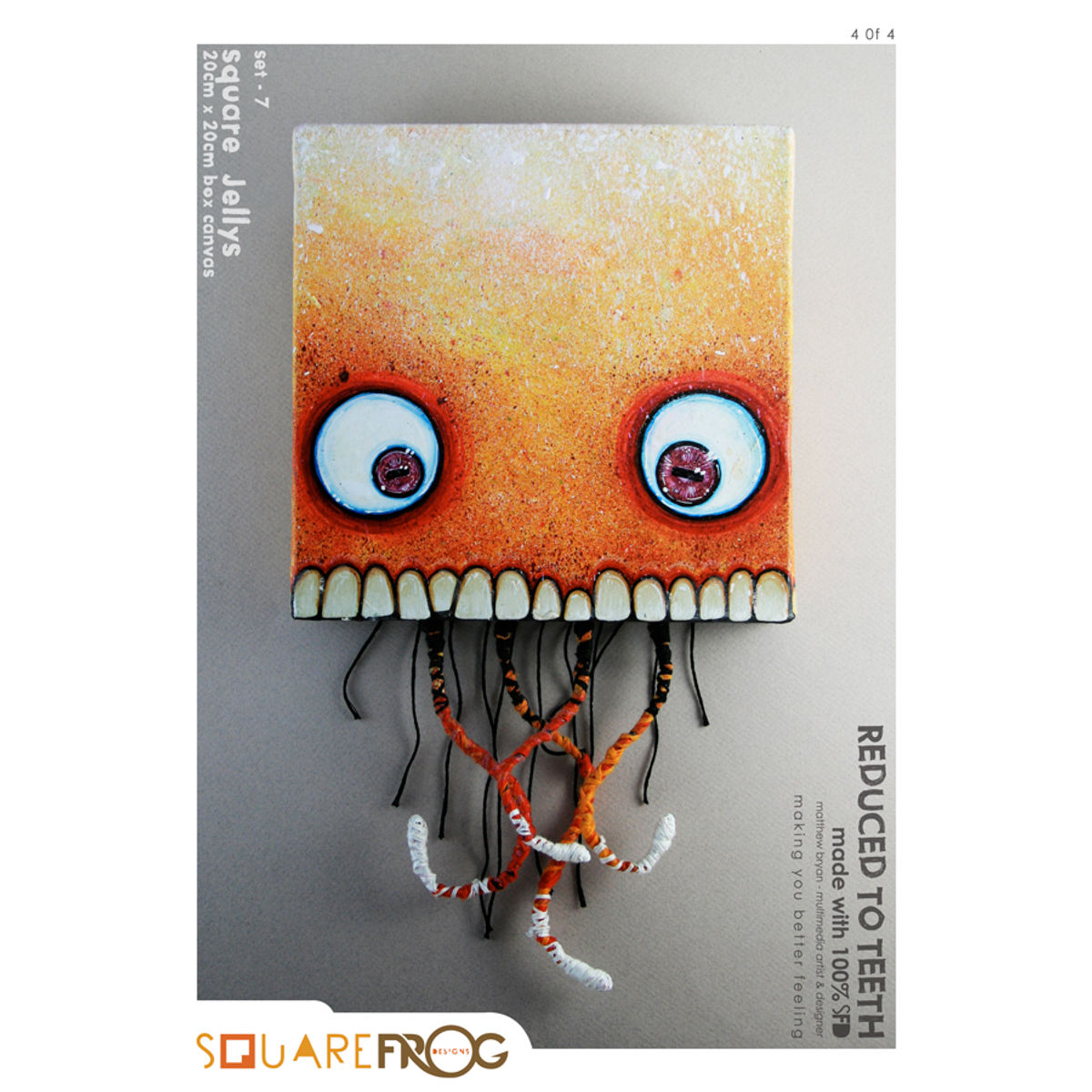 Reduced to TEETH - Squidies (Orange)