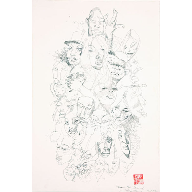 Skrunchface 1 by David Choe