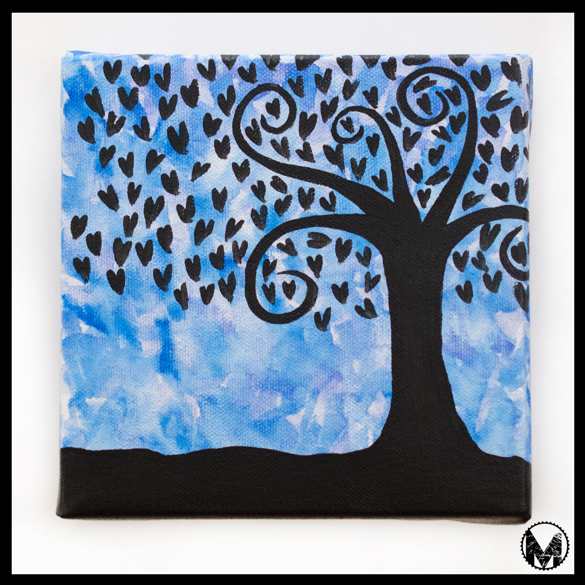 Tree Swirls - Blue
