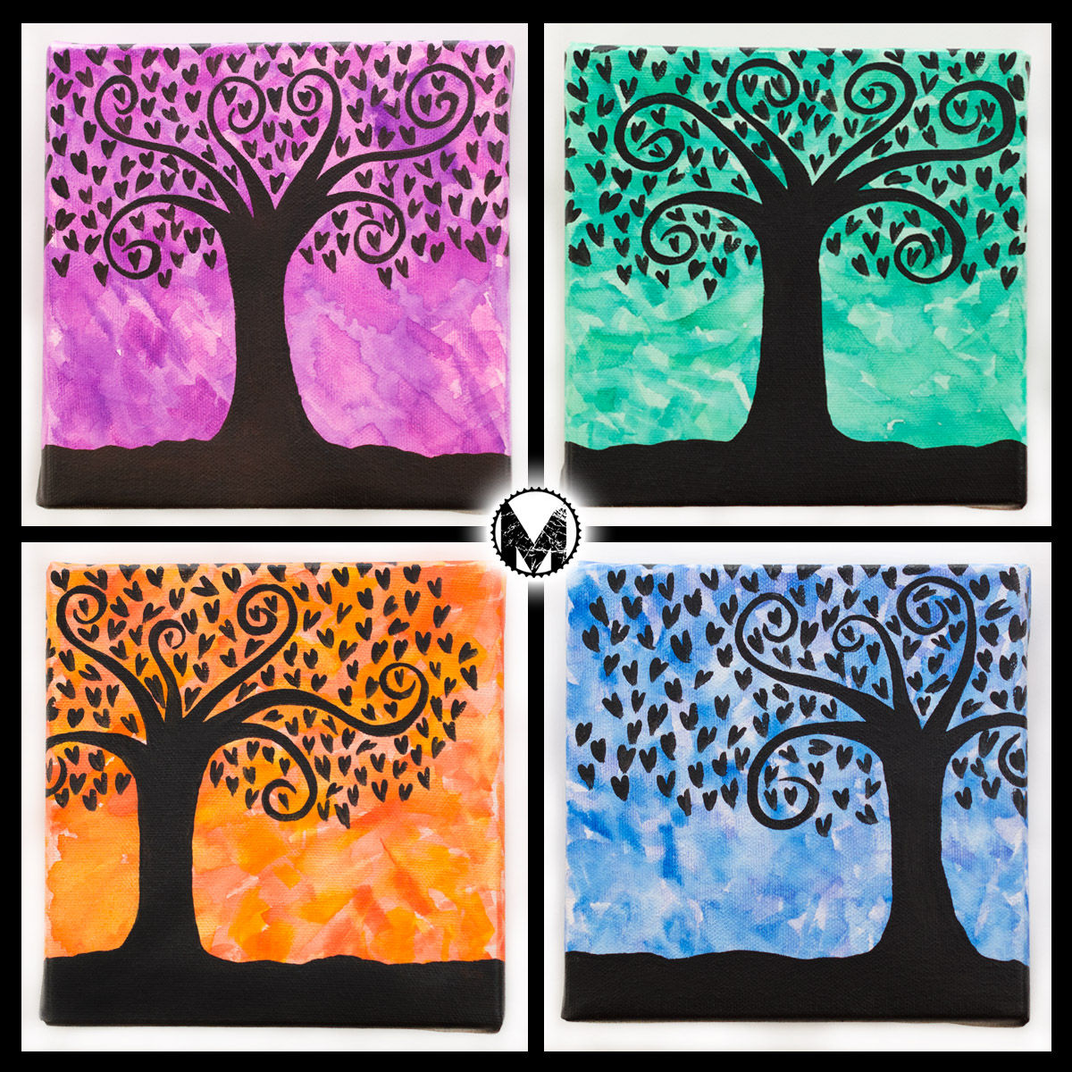 Tree Swirls - Green