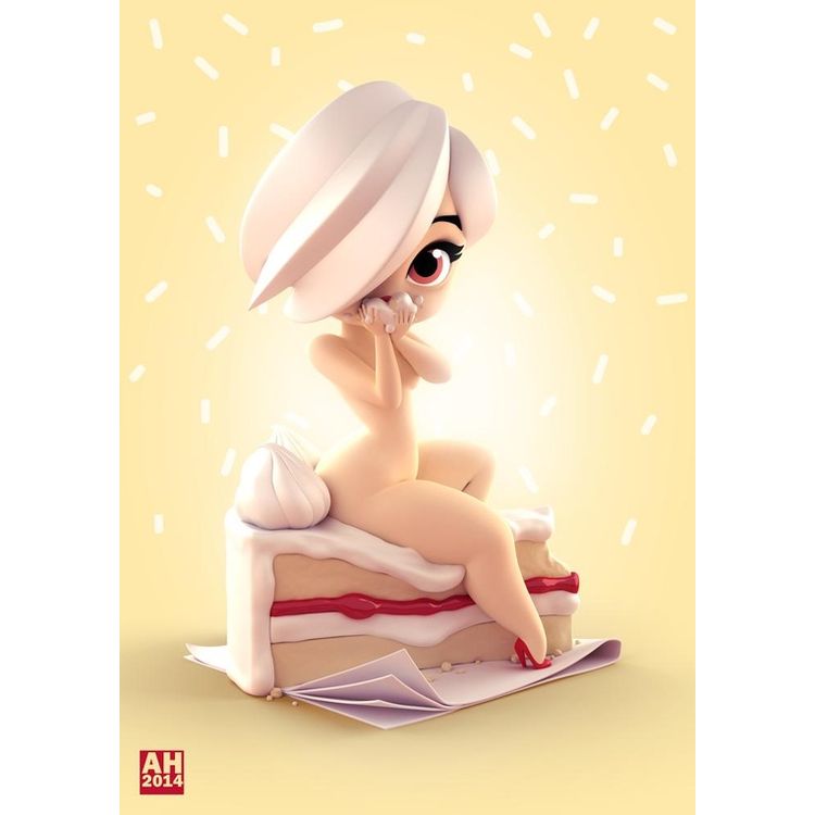 Sweet cheeks Vicky by Andrew Hickinbottom