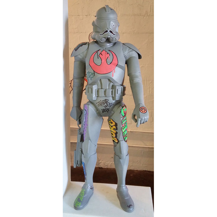 "Tagged" Custom 32" Clone Trooper by Jeff Beck