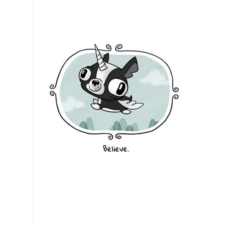 Boston Terrier Believe by Greg Ham