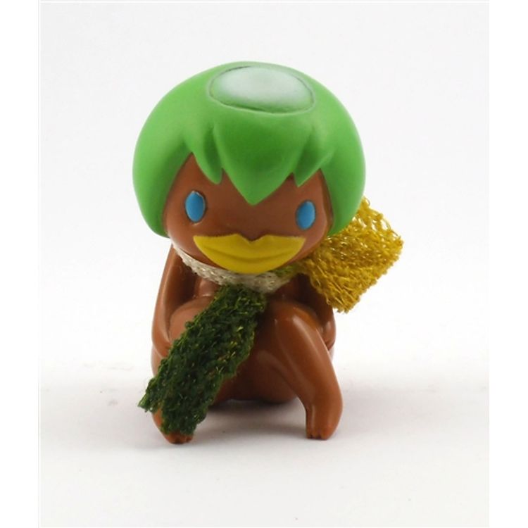 Suiko Kappa Girls - Squatting (Brown with Green hair) by Sunguts