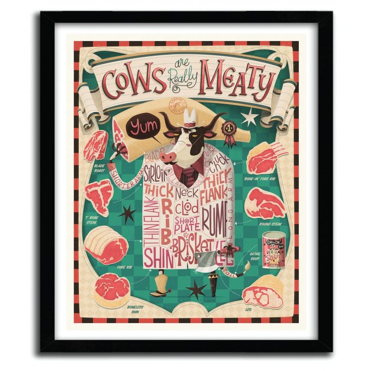 COW ARE REALLY MEALTY by Steve Simpson