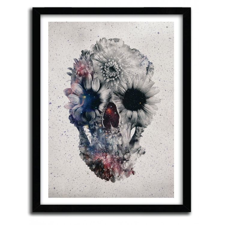 FLORAL SKULL3 by Ali Gulec