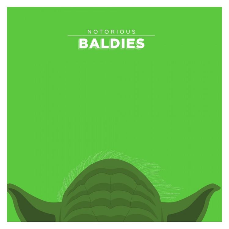 NOTORIOUS BALDIE YODA by Mr. Peruca