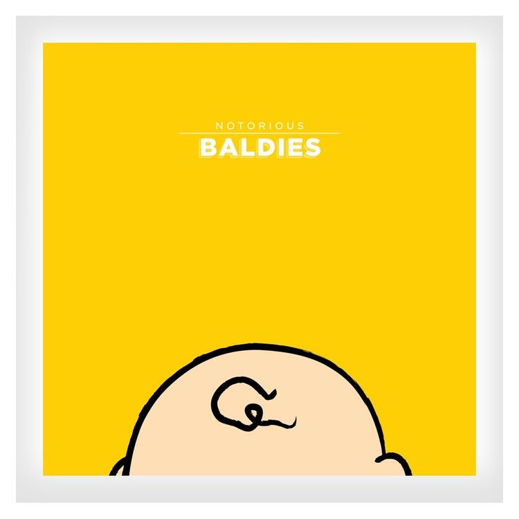 NOTORIOUS BALDIE CHARLIE BROWN by Mr. Peruca