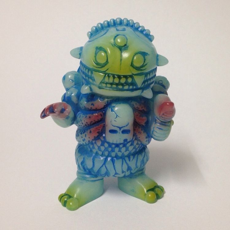 Rainbow Rub GID Mini Cheestroyer 'A' by Bad Teeth Comics