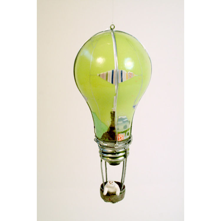 Lightbulb Balloon (Green) by Souther Salazar