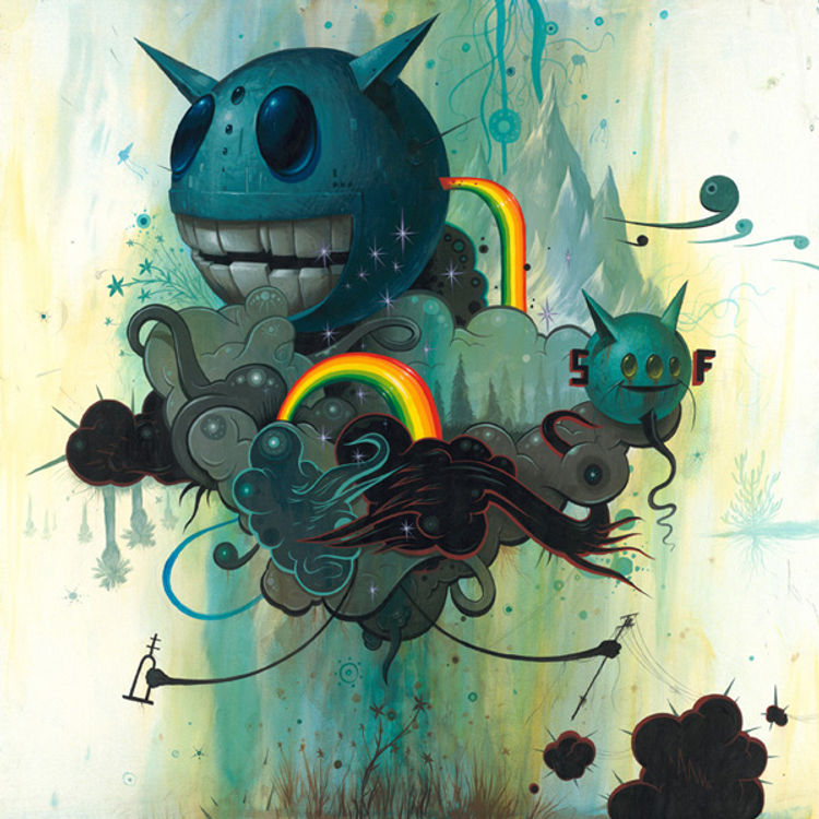 Thunderclouds Over a Flower by Jeff Soto