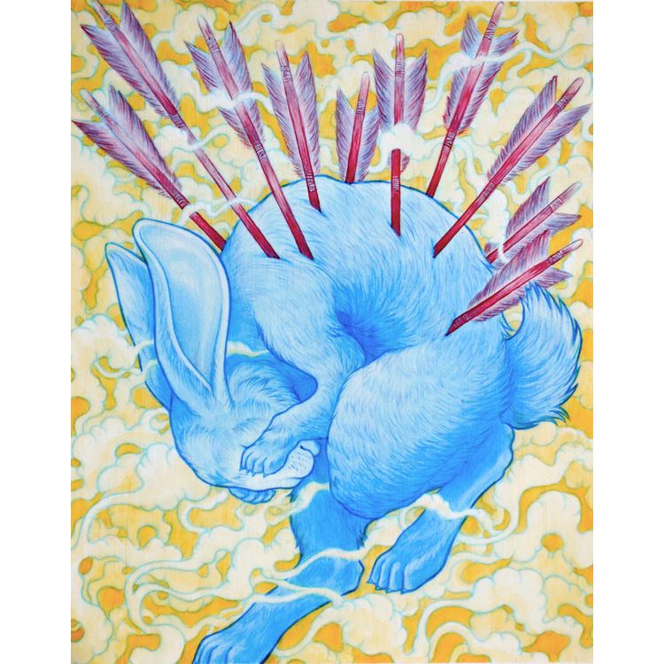 "Cupid's Volley" Print by Candie Bolton
