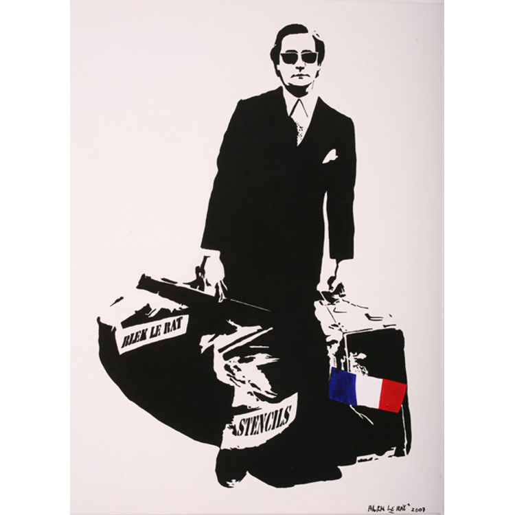 Man Who Walks Through Walls by Blek le Rat