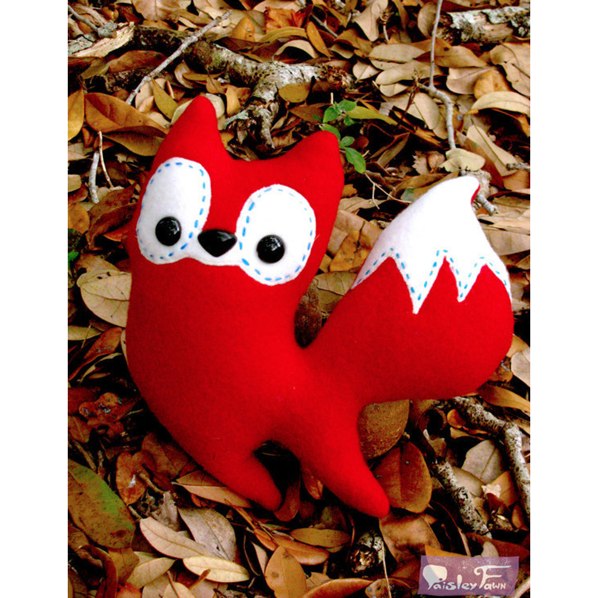 ADORABLY CUTE RED FOX PLUSH LILA & LEONARD