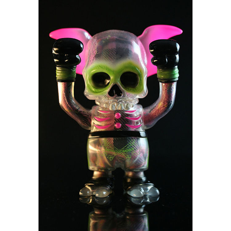 Skullwing Punk Neon Pink by Pushead (Brian Schroeder)
