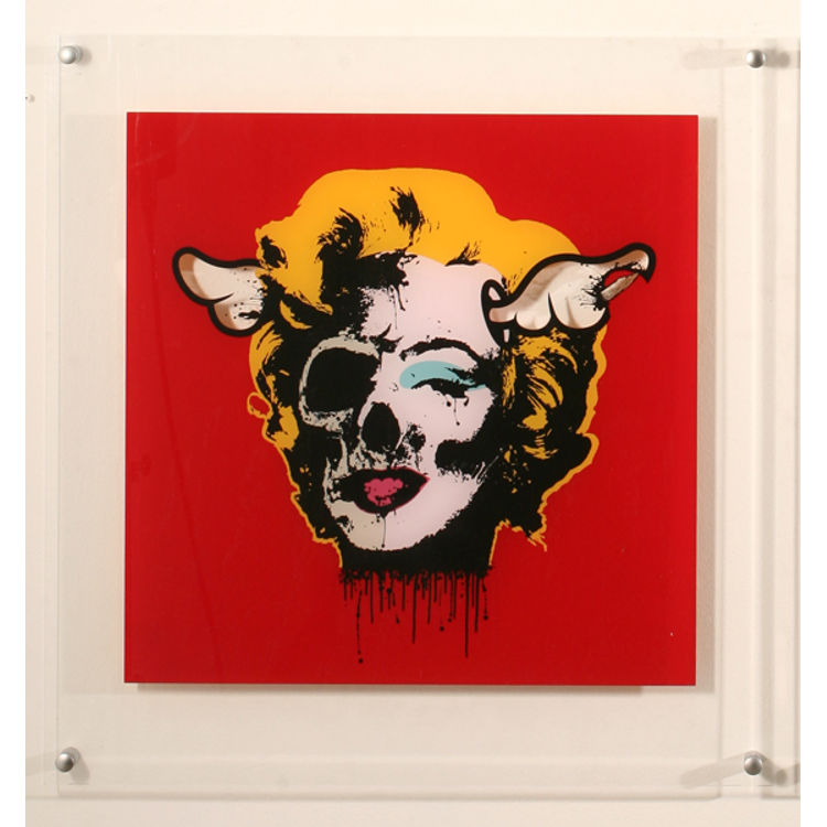 Acrylic Marilyn Red by D*Face (Dean Stockton)