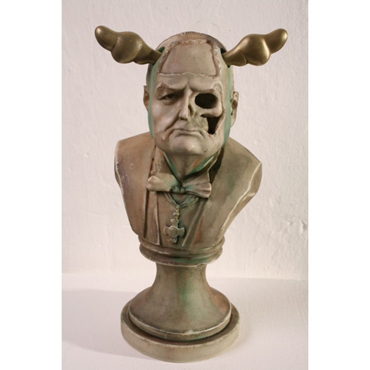 Dead Head - Winston Churchill by D*Face (Dean Stockton)