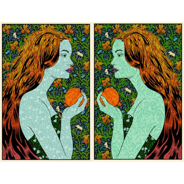 Sisters (diptych) by Chuck Sperry