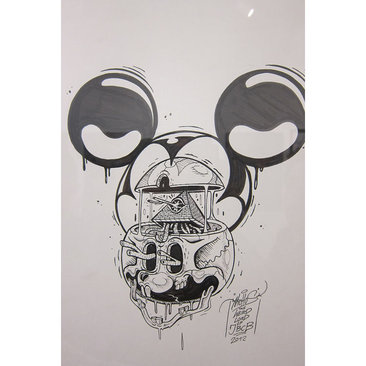 MICKEY SKULL by Nychos