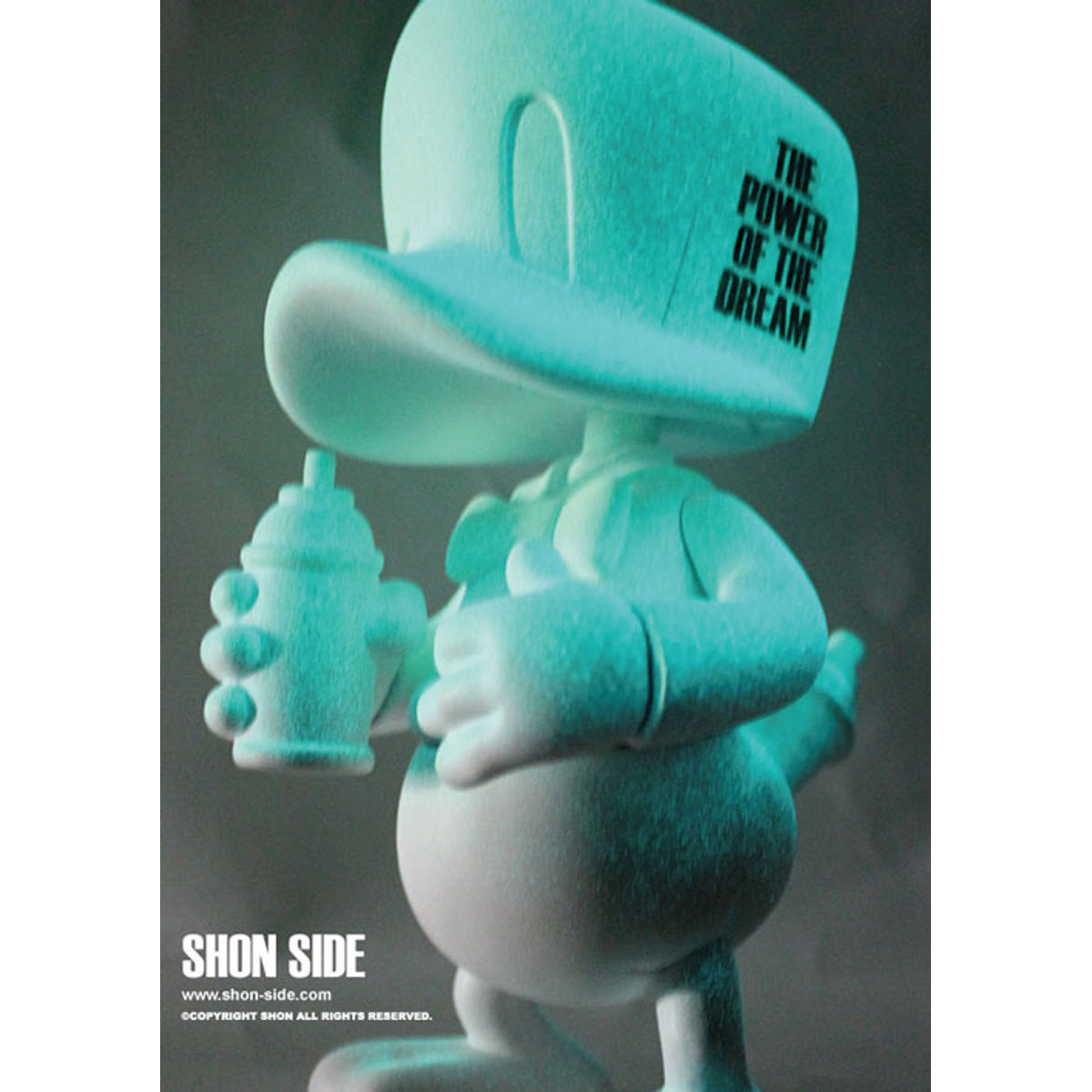 Cap Duck White GID