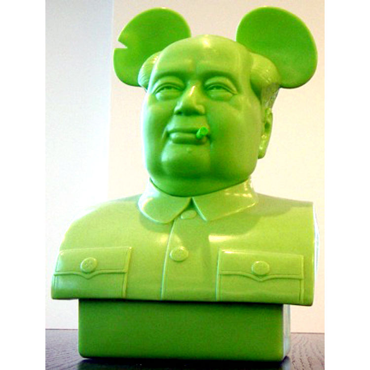 The Bird Is The Word - Light Green by Frank Kozik