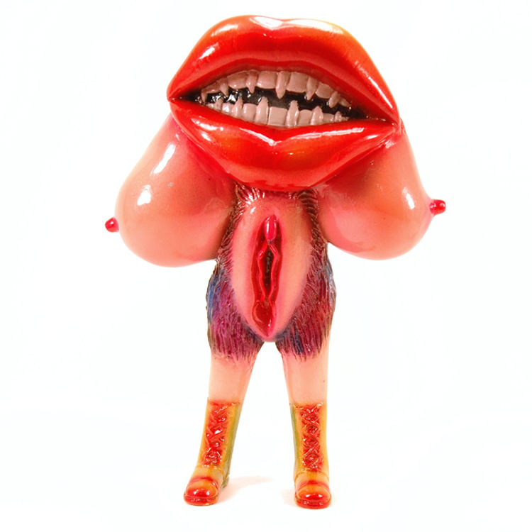 Brain Lips Monster by Carlos Enriquez Gonzalez