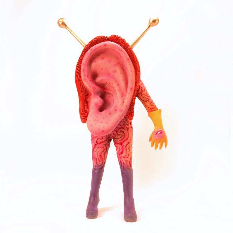 Ear Monster with Brown Antenna by Carlos Enriquez Gonzalez