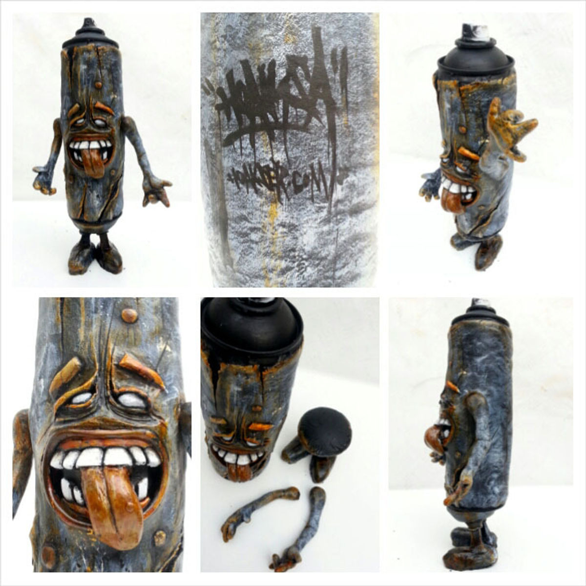 RECYCLED GRAFFITI SPRAY CAN CUSTOM