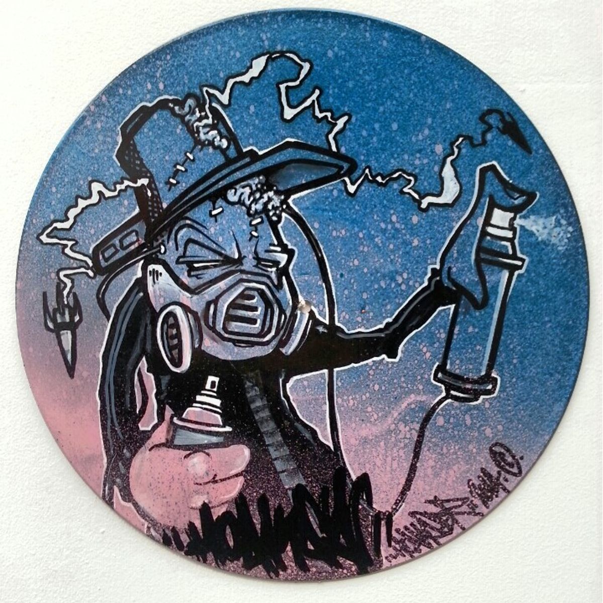 HOAKSER MASKEDMAN 12 INCH VINYL RECORD GRAFFITI 2