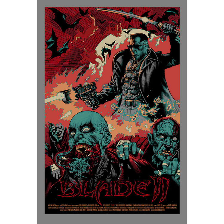 Blade II - Blue/Red by Mike Sutfin