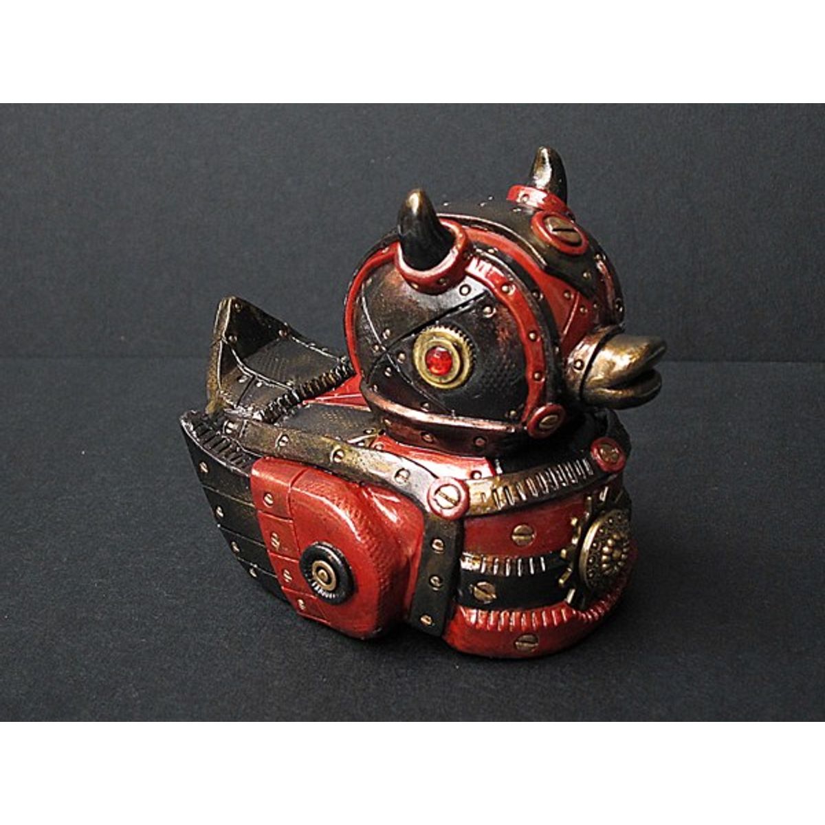 Steampunk Devil Ducks Red