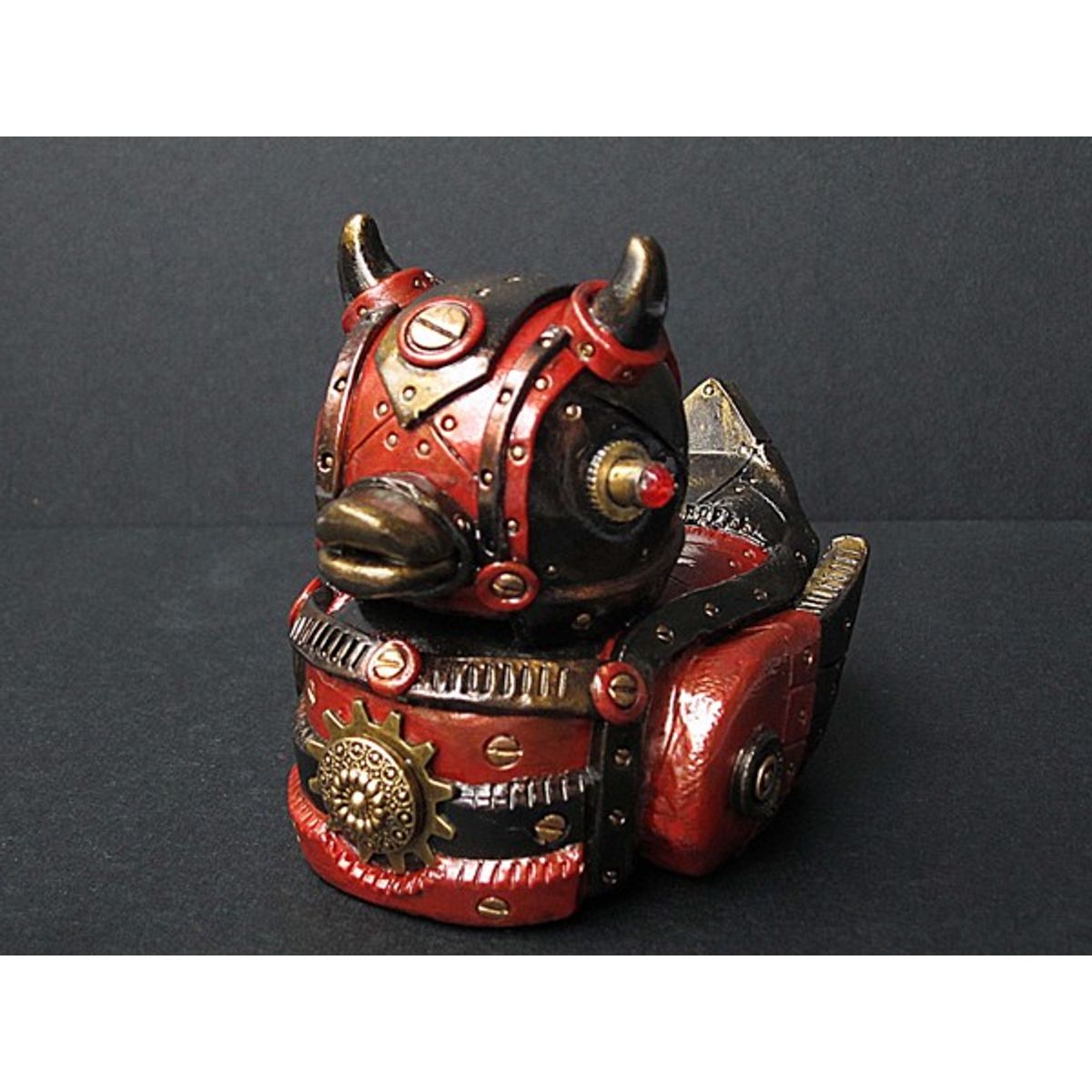 Steampunk Devil Ducks Red
