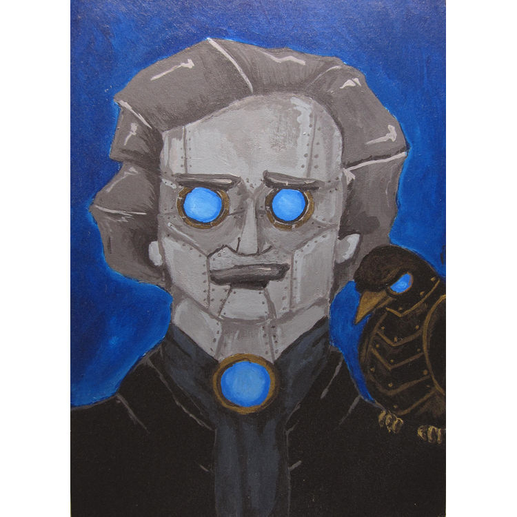 Robo Poe and Raven by Tanya Davis