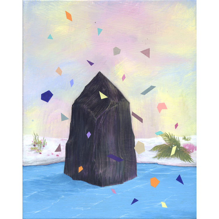 BLACK CRYSTAL ICEBERG by Rebecca Chaperon