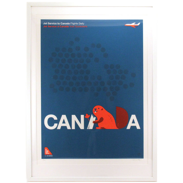 SEE CANADA (FRAMED) by The Little Friends of Printmaking