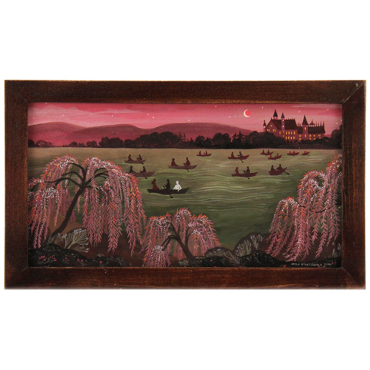 THE 12 DANCING PRINCESSES IN THE LAKE WITH DIAMOND WILLOWS