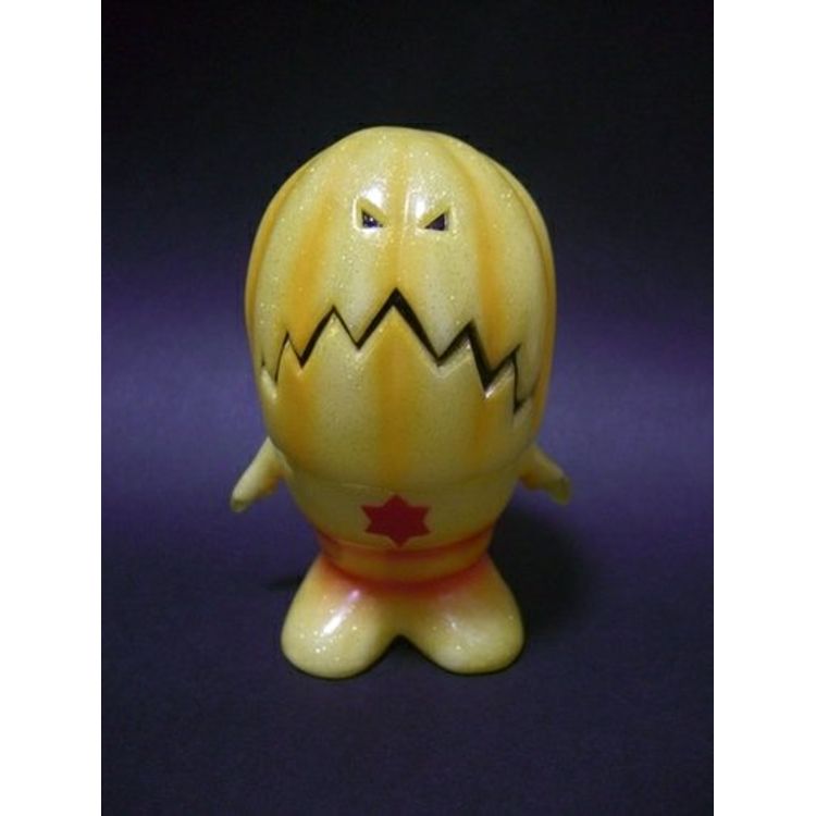 Monster D - YELLOW Glitter GID by Skull Head Butt