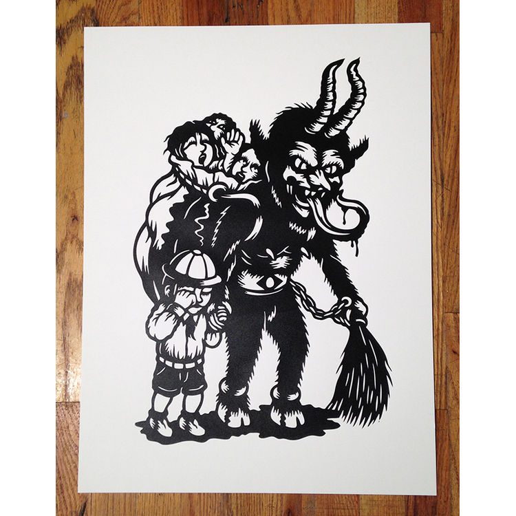Sexual Youkai Krampus Print #1 by Krampus