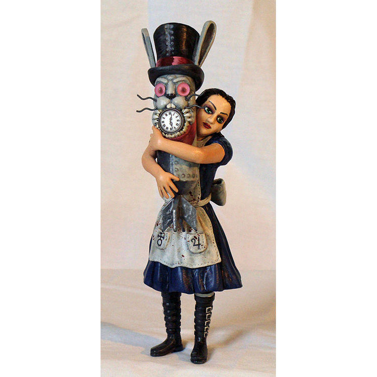 McGee's Alice in Wonderland 'Banksy' Custom by Maneki Nekro