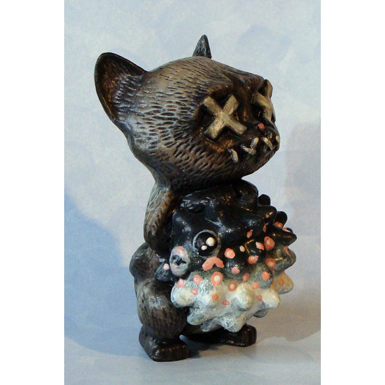 'Fugu' Custom Siamese Cat Figure by Miss Magpie