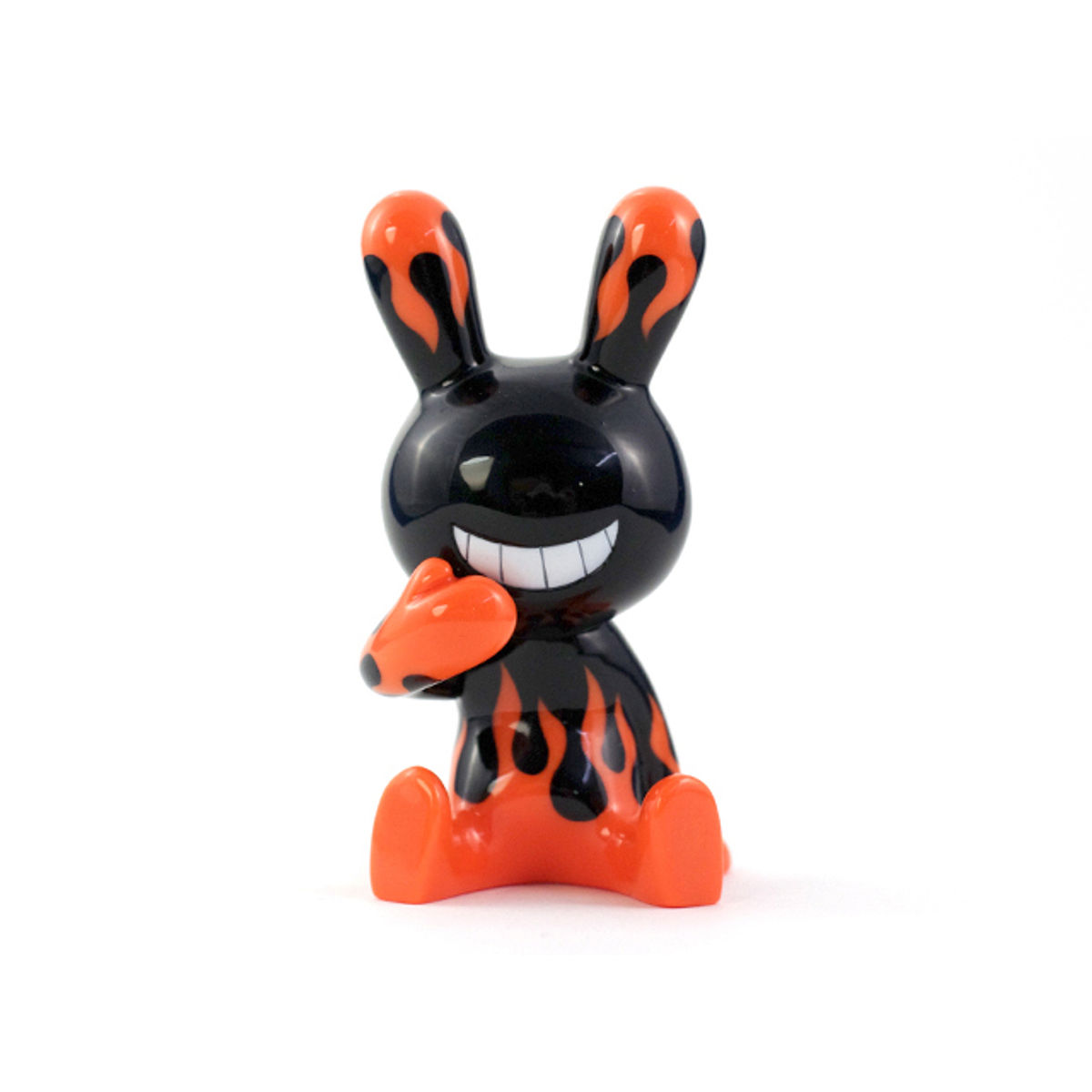 BLACK RABBiT Sitting Fire OR × BK