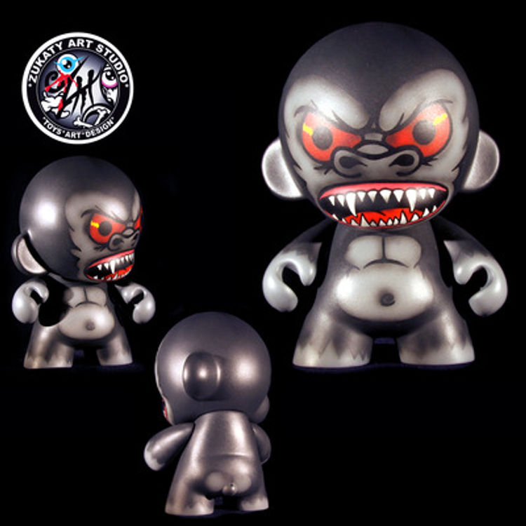 Gorilla Ju Kingkong custom 7" Munny by Zukaty (Paulo Mendes)