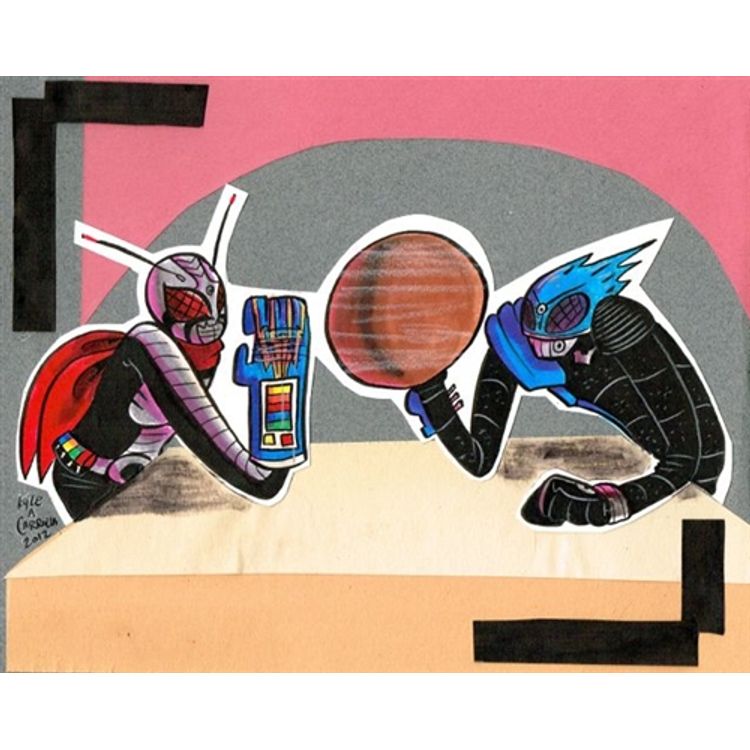 Arm Wrestling in Space by Kyle Carrozza