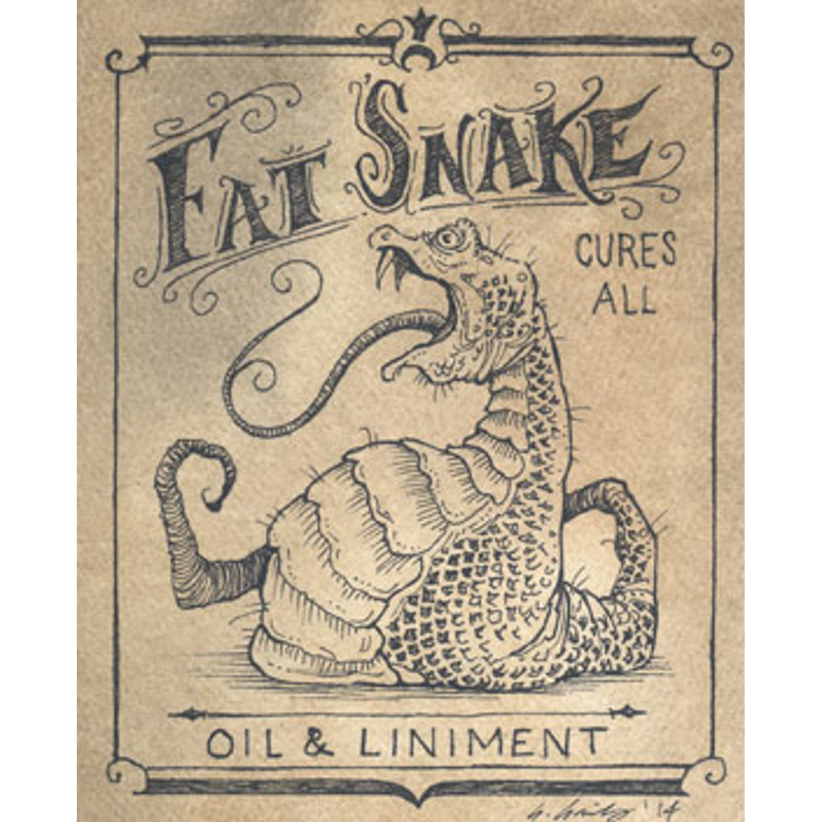 Gris Grimly #3 - The Medicine Show: Snake Oil