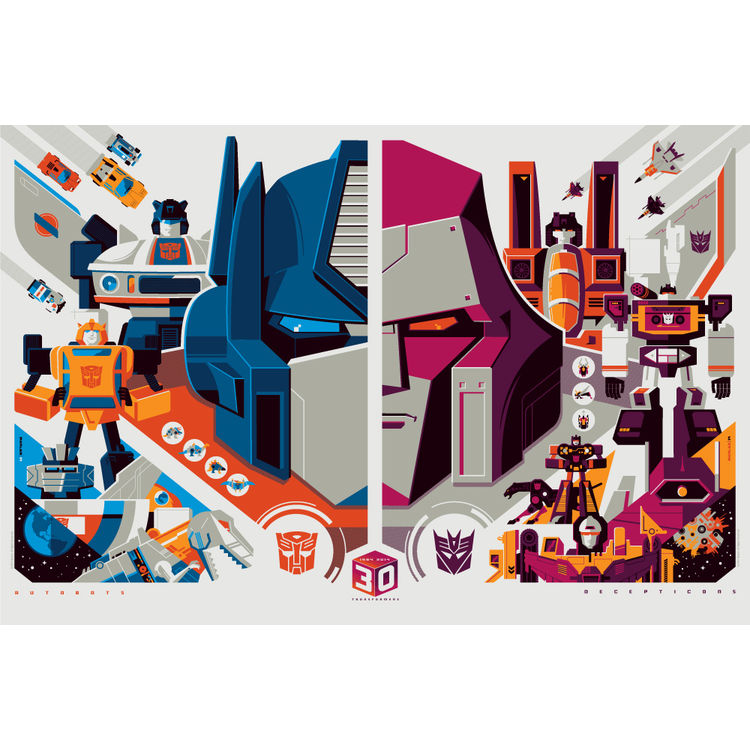 Transformers : 30th Anniversary Foil AP by Tom Whalen