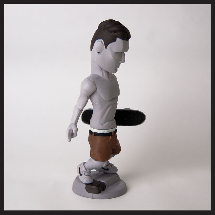 DTcustom skater - Brown Shorts by Daniel Thomassen
