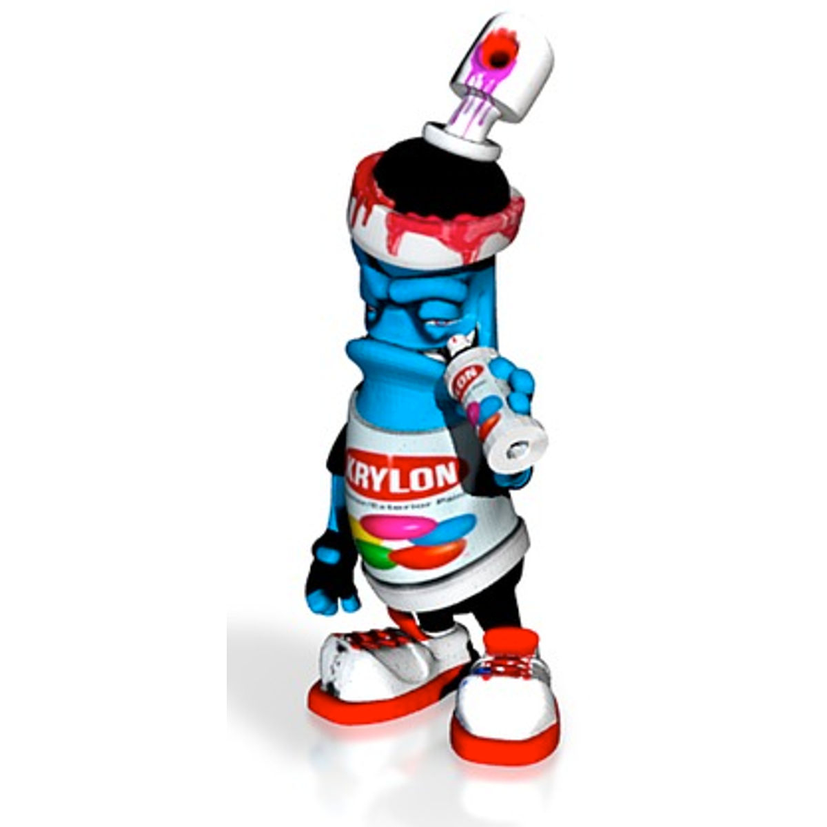 Graffiti can - blue #1