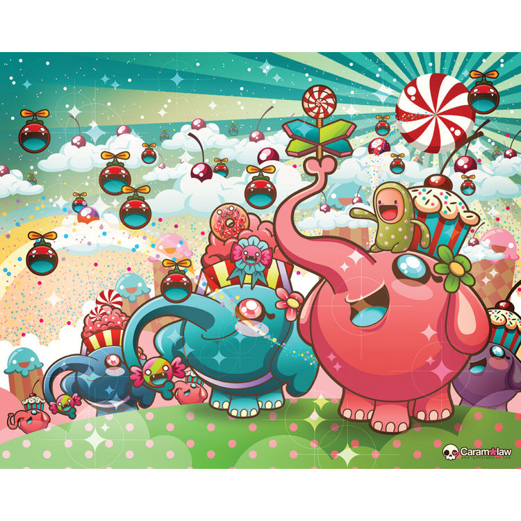 We are the Gumballephants and we are going wherever the Lolli-pass points. An adventure awaits! by Caramelaw