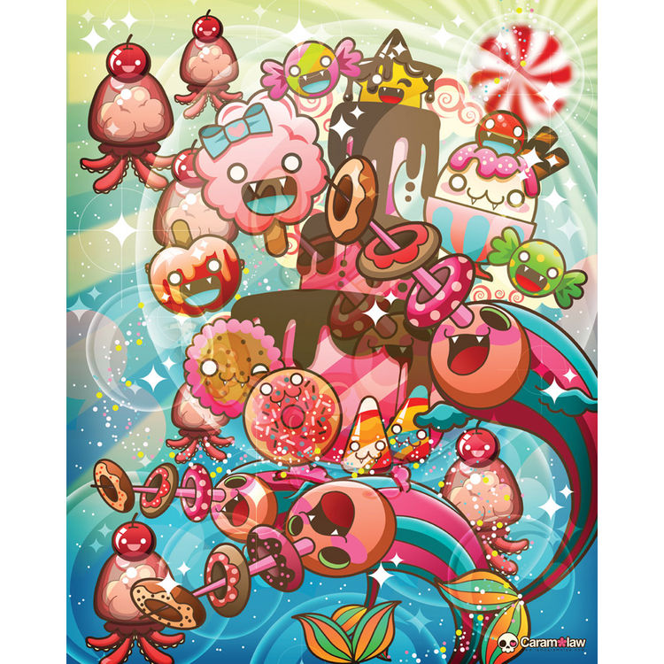 Come swim with us, through the sugary sea of sweetness. Let’s bring the world some candy! by Caramelaw
